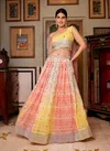 SS 154 Wedding Wear Designer Organza Silk Lehenga Choli Wholesale Shop In Surat